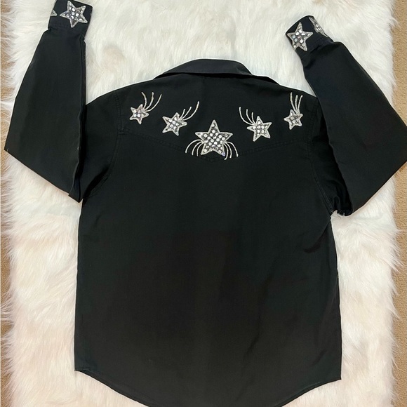 ROPER WOMEN'S STAR LONG SLEEVE WESTERN SHIRT - Picture 9 of 12